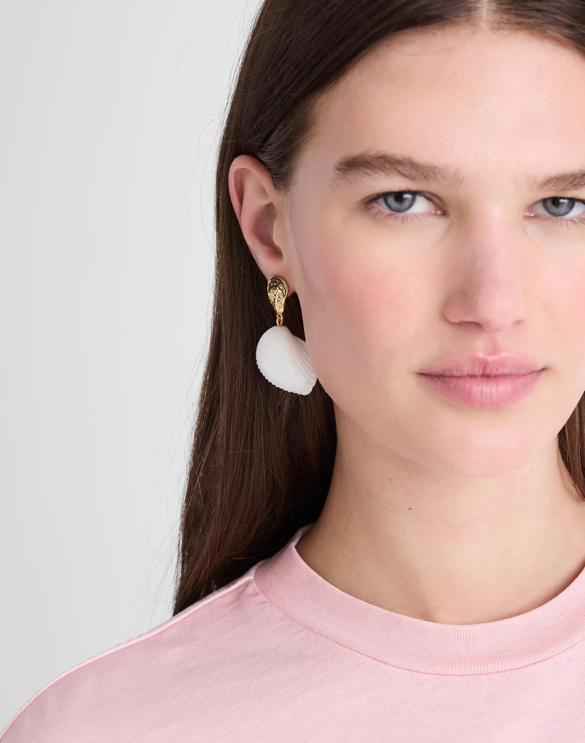Madewell Madewell x Shopbop Mixed Shell Drop Earrings Antique Gold