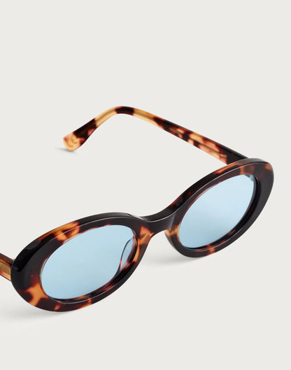Madewell Russell Oval Sunglasses Whisky Tort