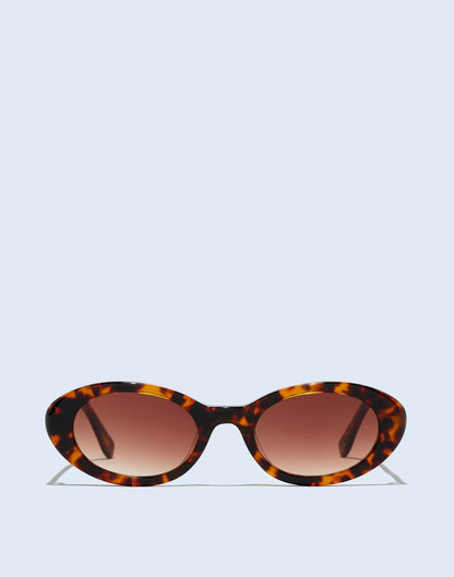 Madewell Russell Oval Sunglasses Afterglow Red Tort