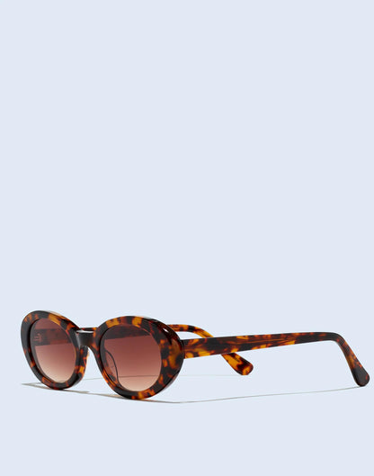 Madewell Russell Oval Sunglasses Afterglow Red Tort