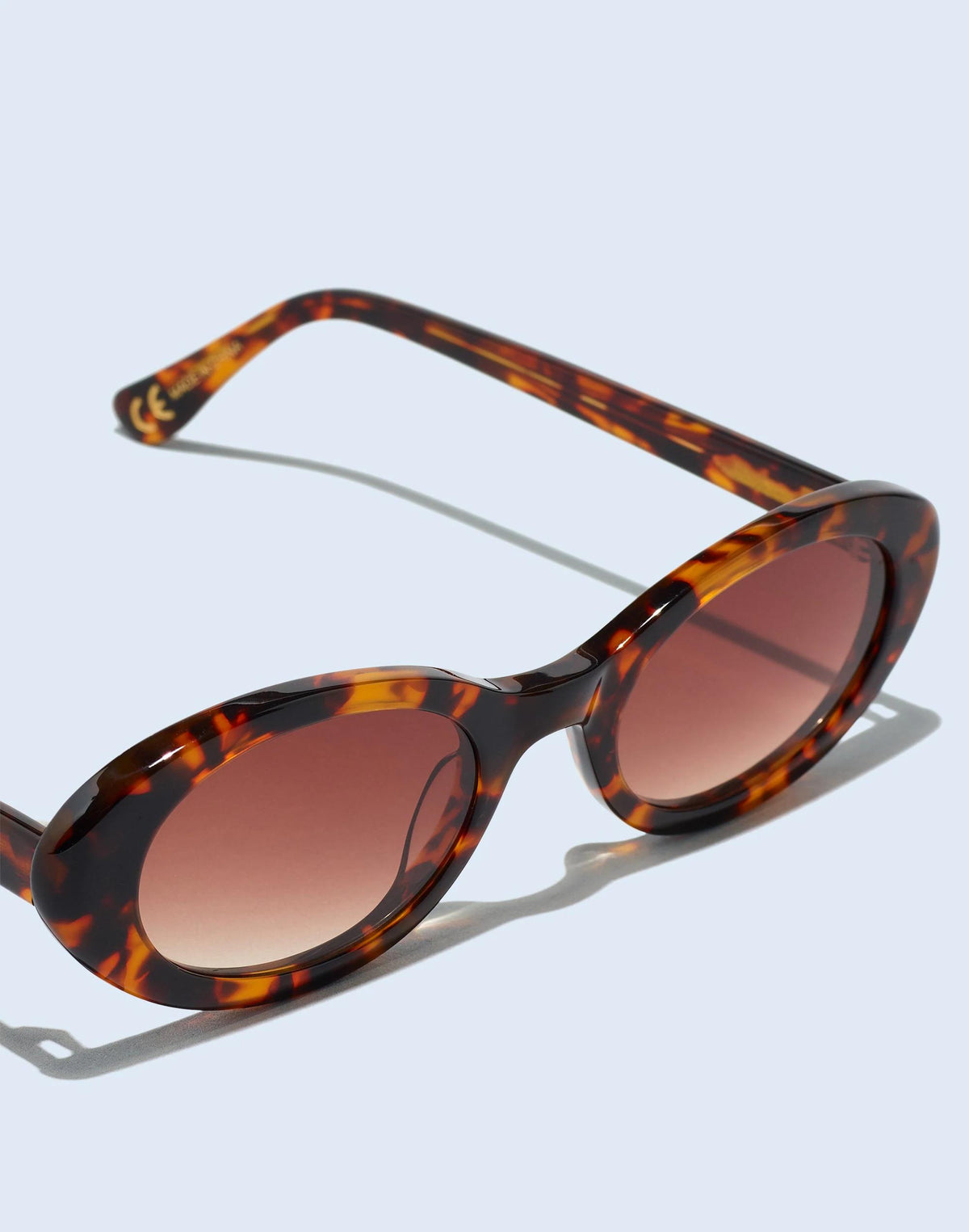 Madewell Russell Oval Sunglasses Afterglow Red Tort