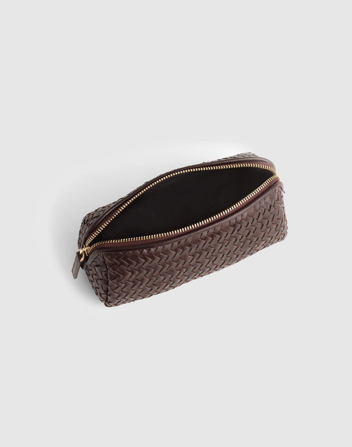 Madewell The Signature Woven Zip Pouch Coffee Bean