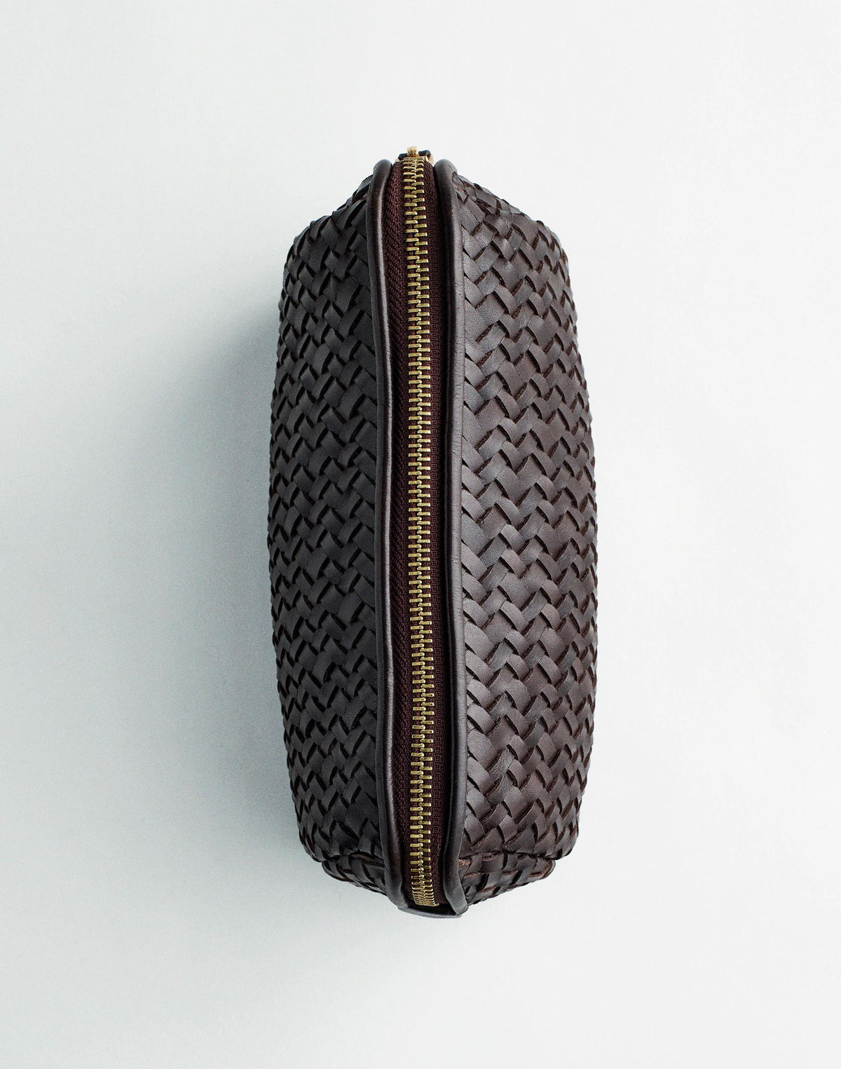 Madewell The Signature Woven Zip Pouch Coffee Bean