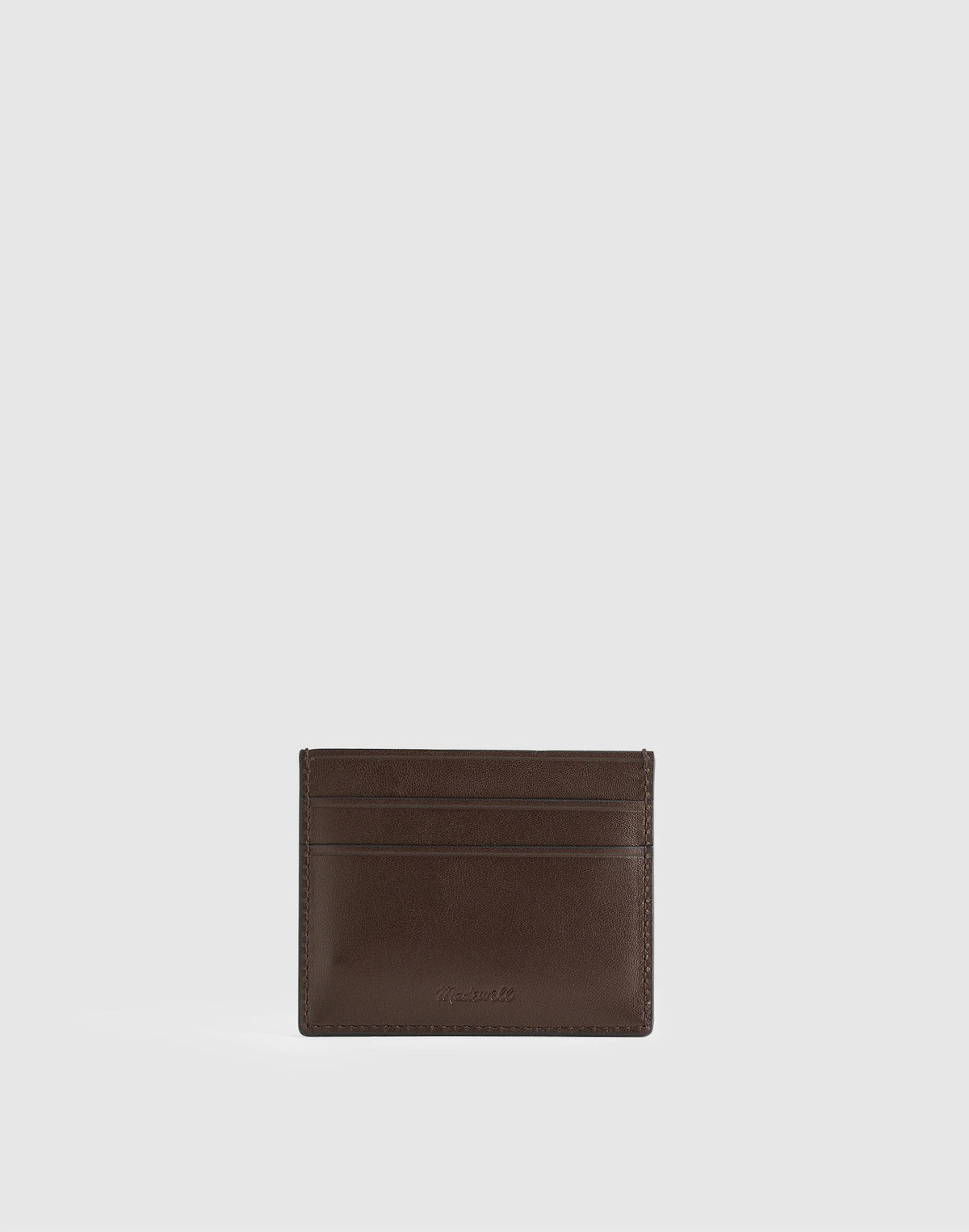 Madewell The Card Case Dark Carob