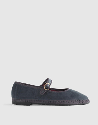 Madewell Flabelus Javert Mary Janes Grey