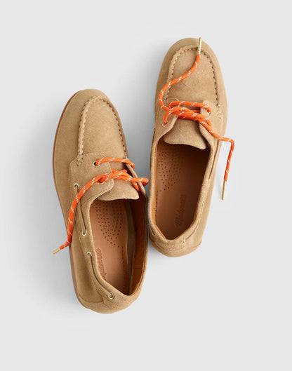 Madewell The Jamie Boat Shoe Walnut Shell