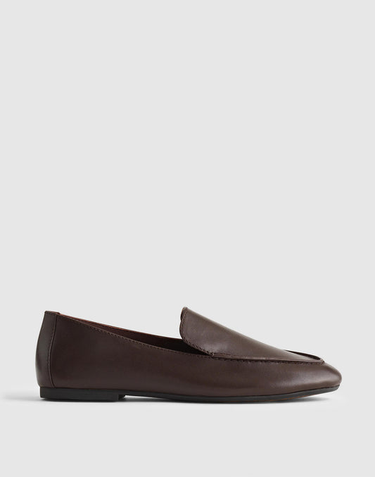 Madewell The Dolli Glove Loafer Dark Carob