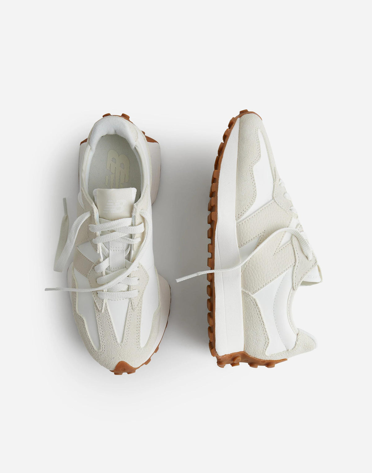 Madewell New Balance® Suede 327 Sneakers Linen Sea Salt