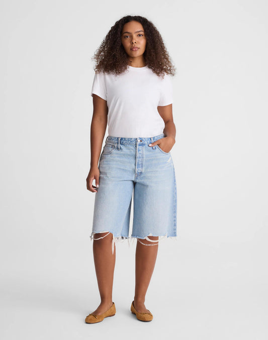 Madewell The Curvy Essex Long Baggy Short Londe Wash
