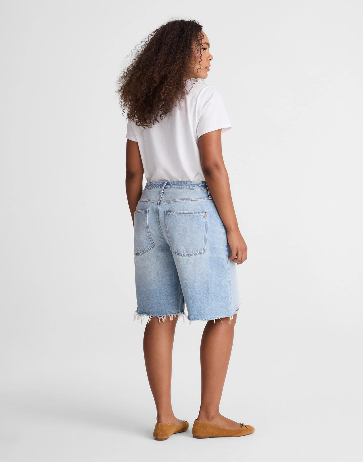 Madewell The Curvy Essex Long Baggy Short Londe Wash