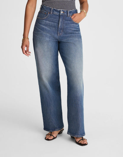 Madewell The Curvy Perfect Vintage Wide-Leg Jean Harvey Wash