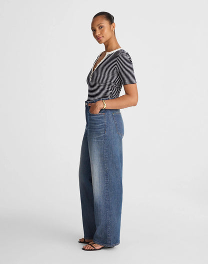 Madewell The Curvy Perfect Vintage Wide-Leg Jean Harvey Wash