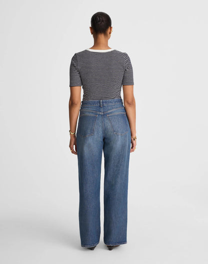 Madewell The Curvy Perfect Vintage Wide-Leg Jean Harvey Wash