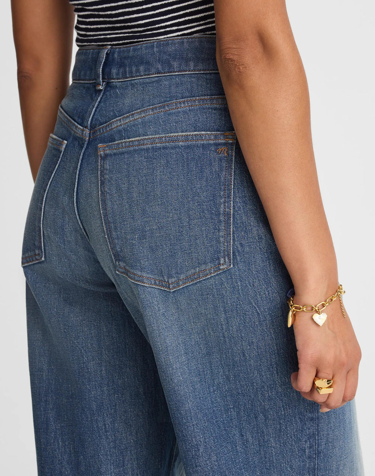 Madewell The Curvy Perfect Vintage Wide-Leg Jean Harvey Wash