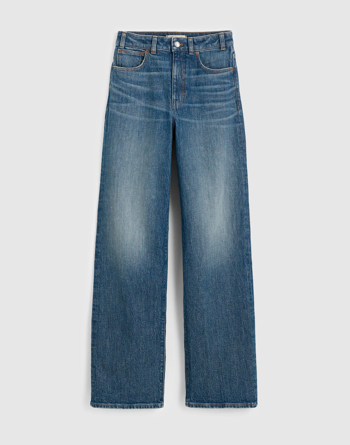 Madewell The Curvy Perfect Vintage Wide-Leg Jean Harvey Wash