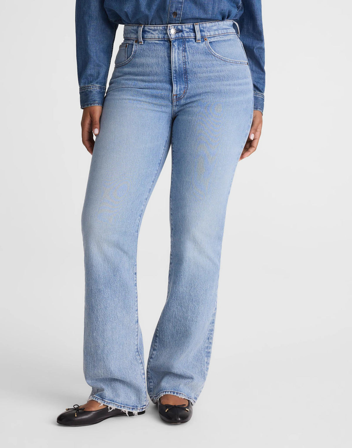 Madewell Curvy Relaxed Bootcut Jeans Raebrook Wash