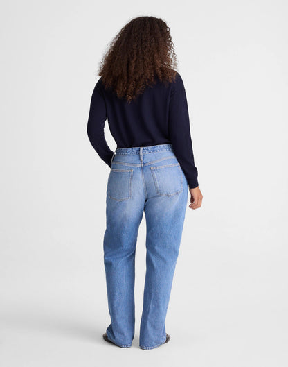 Madewell The Curvy Low-Rise Loose Jean in Midvale Wash Midvale Wash