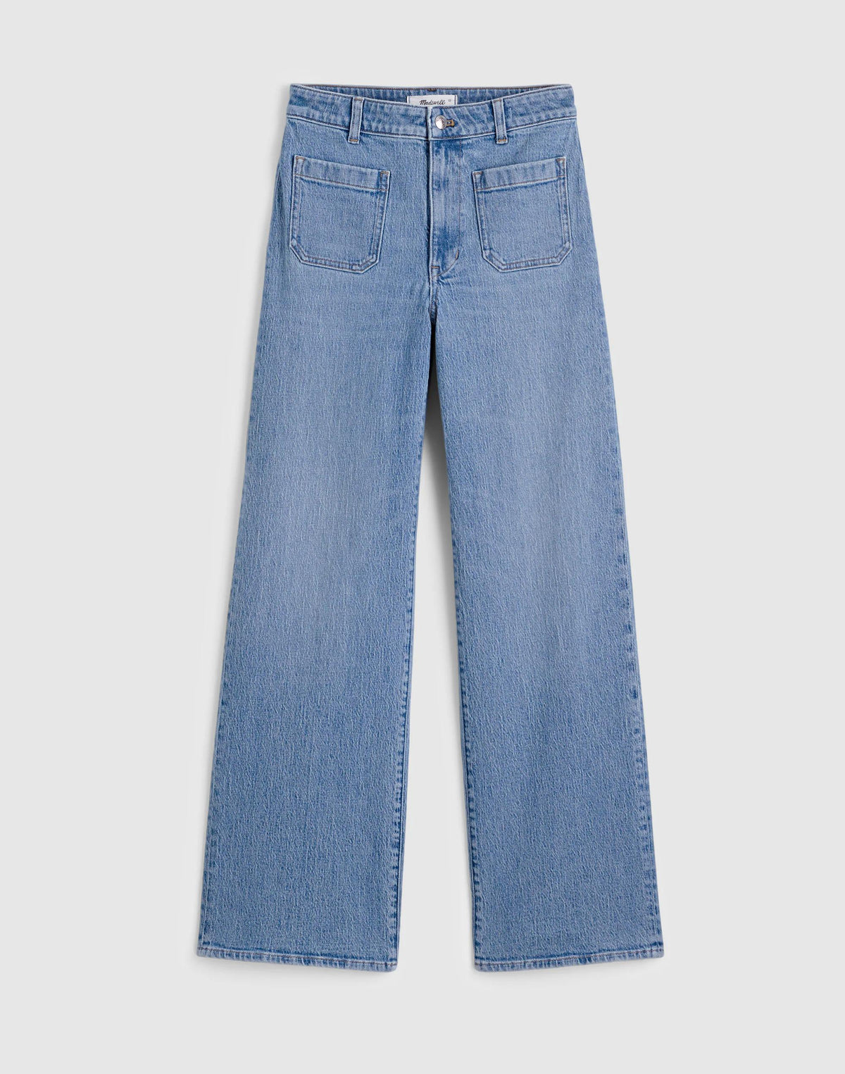 Madewell The Curvy Emmett Wide-Leg Jean Driftwater Wash