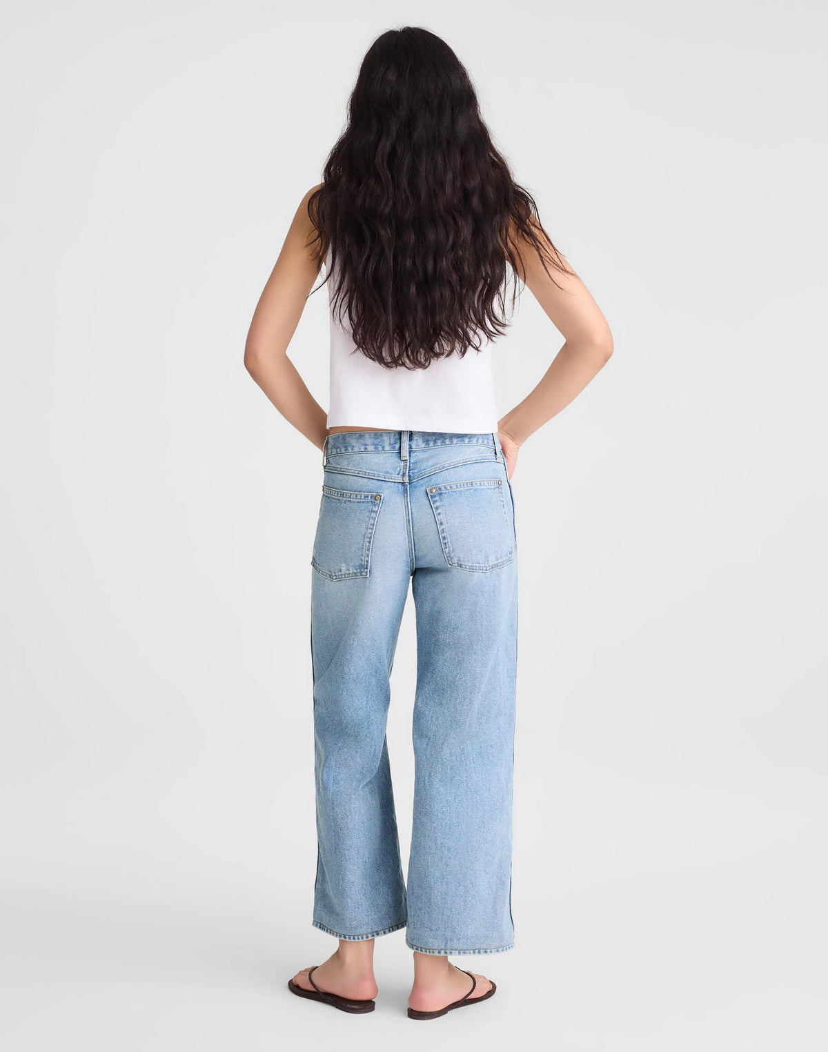 Madewell Short Low-Slung Baggy Crop Jean Larson Wash