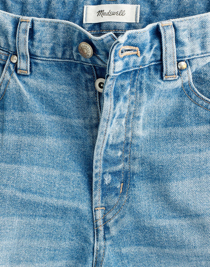 Madewell Short Low-Slung Baggy Crop Jean Larson Wash