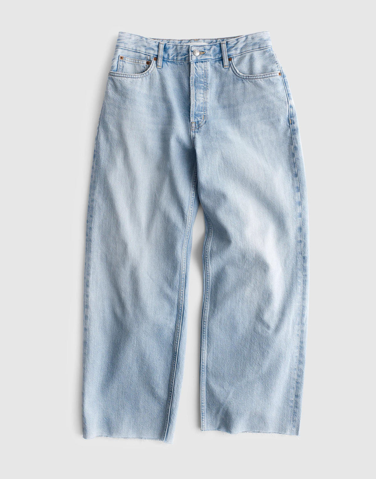 Madewell Short Low-Slung Baggy Crop Jean Foster Wash