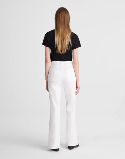 Madewell The Short Emmy Wide-Leg Jean Tile White