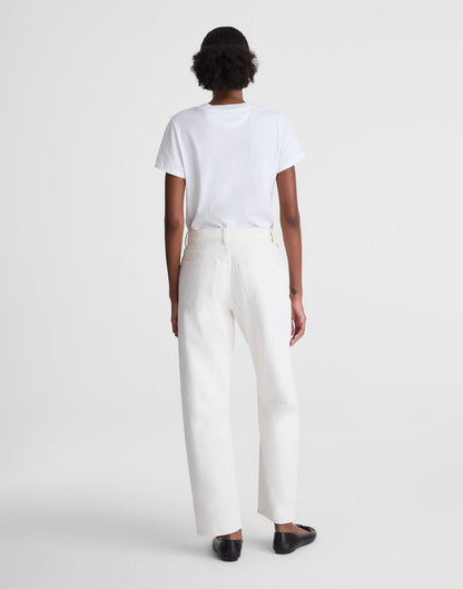 Madewell The Petite Darted Barrel-Leg Jean Vintage Canvas