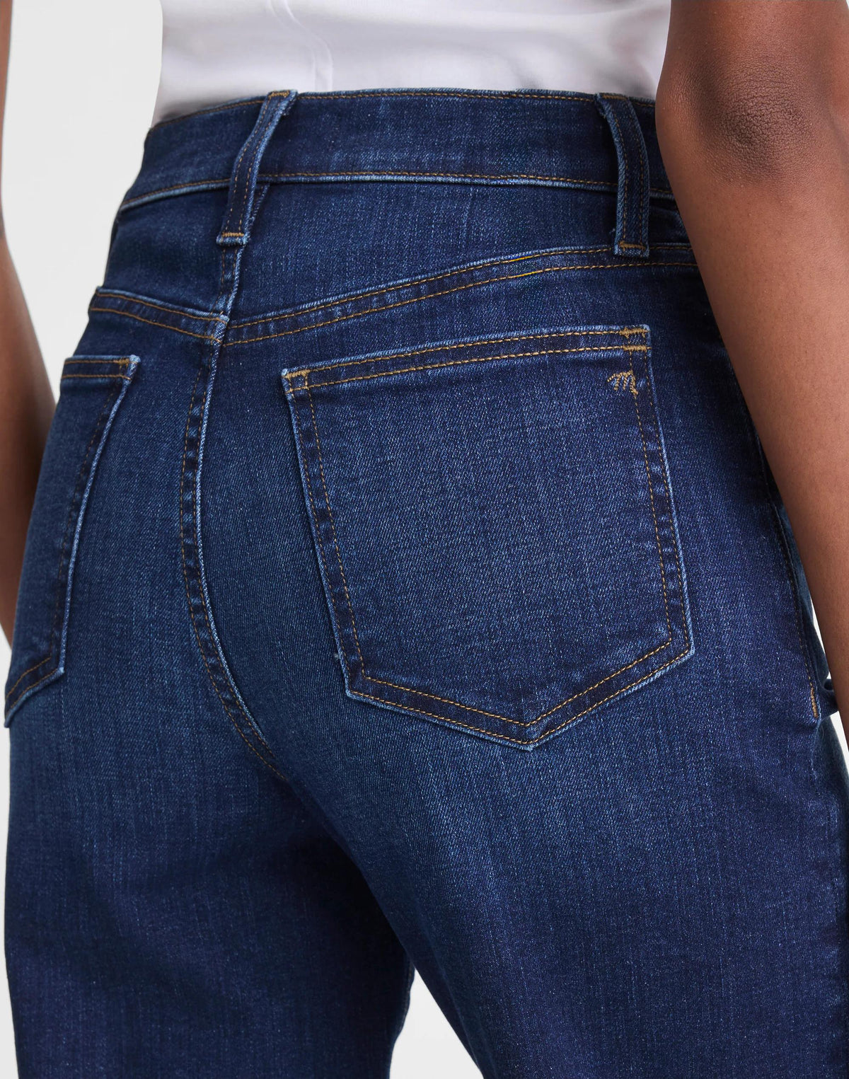 Madewell The Tall Wide-Leg Jean in Super Stretch Deep Ocean Wash