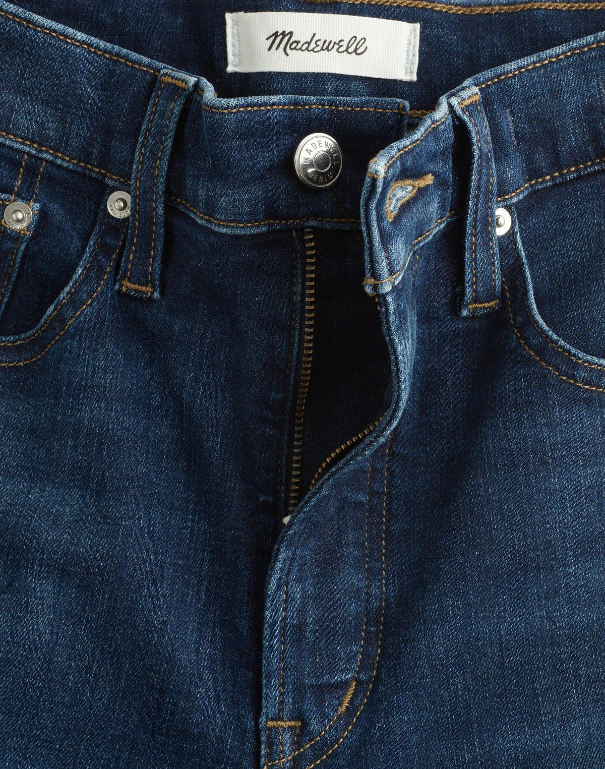 Madewell The Tall Wide-Leg Jean in Super Stretch Deep Ocean Wash
