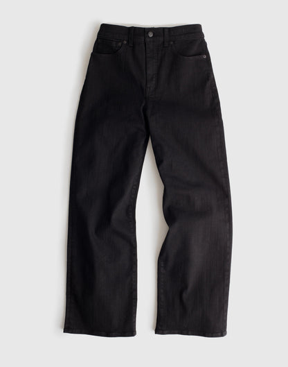 Madewell The Tall Perfect Vintage Wide-Leg Black Rinse Wash