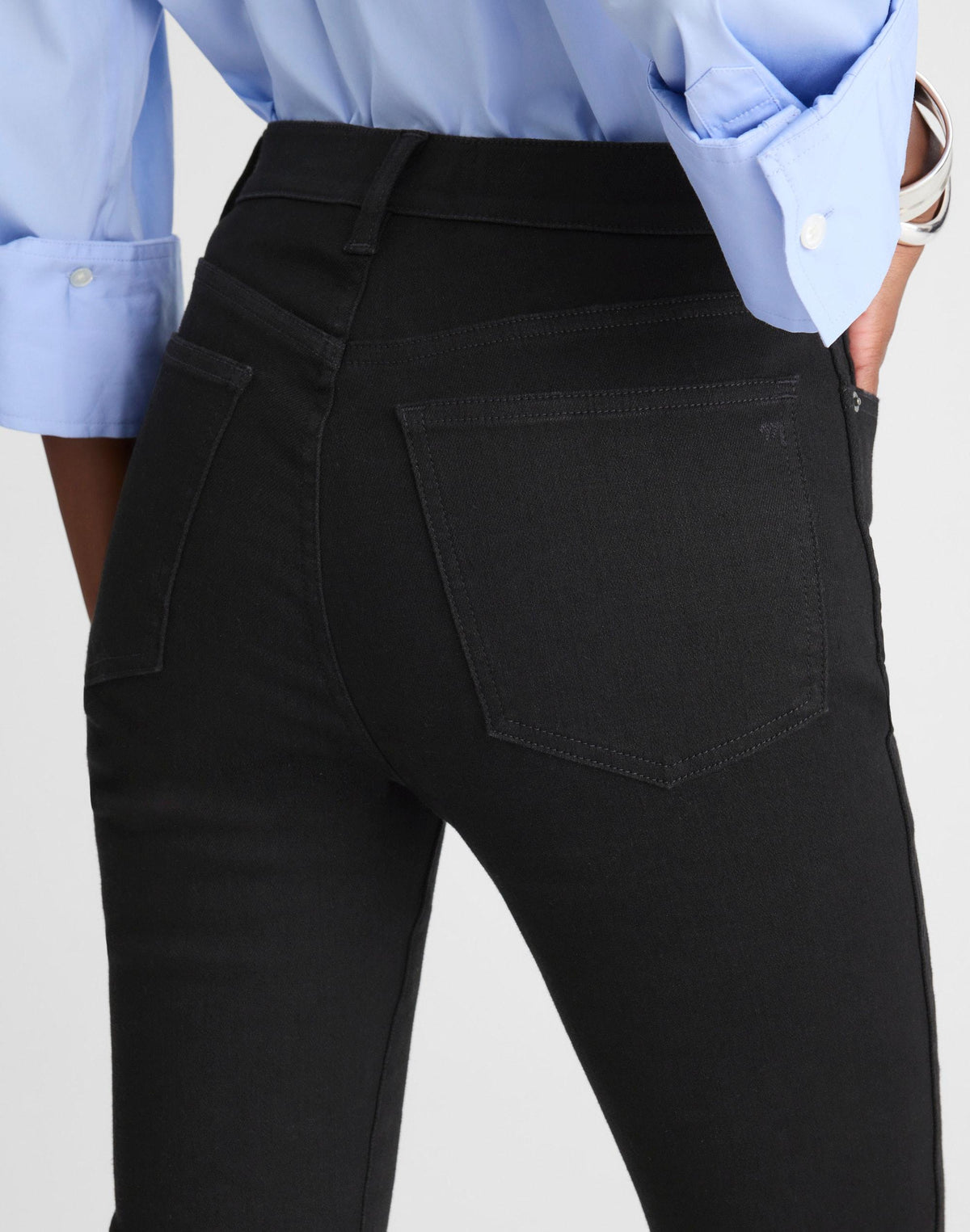 Madewell The Tall Pencil Jean Black Frost