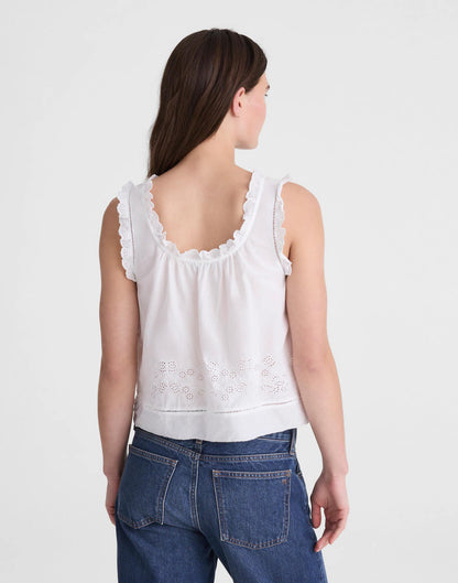 Madewell The Leah Top White