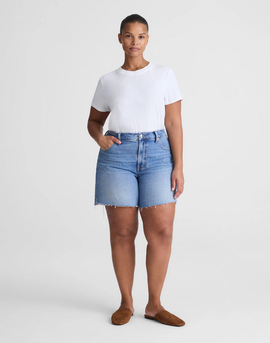 Madewell The Plus Perfect Vintage Mid-Length Short Midvale Wash
