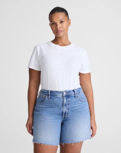 Madewell The Plus Perfect Vintage Mid-Length Short Midvale Wash