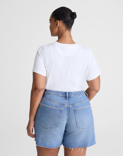 Madewell The Plus Perfect Vintage Mid-Length Short Midvale Wash