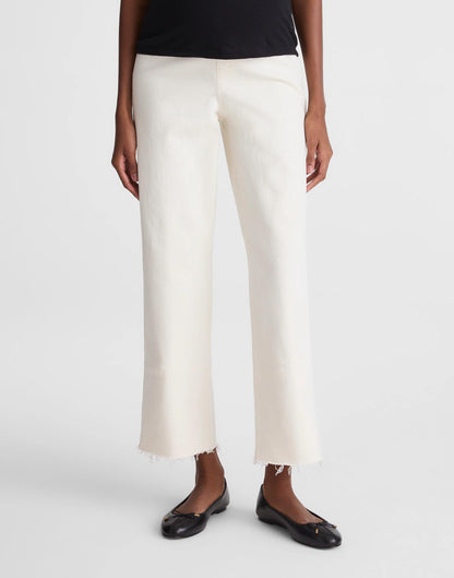 Madewell The Maternity Perfect Vintage Wide-Leg Crop Jean in Vintage Canvas Vintage Canvas