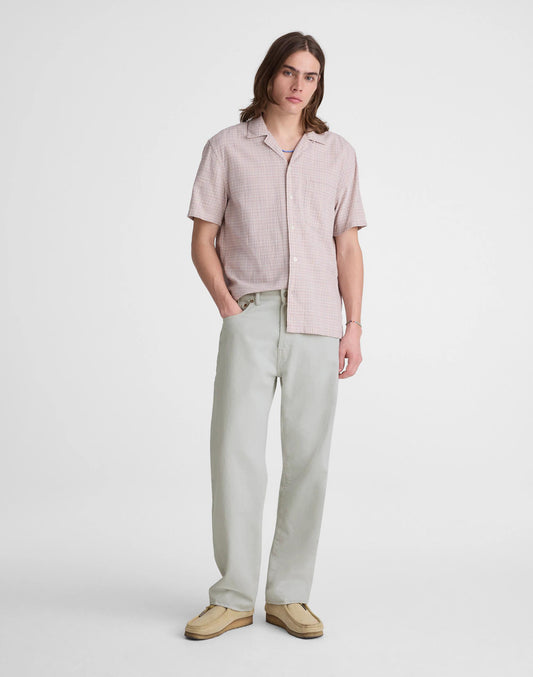 Madewell The 1991 Loose Straight Jean in Garment Dye Aluminum