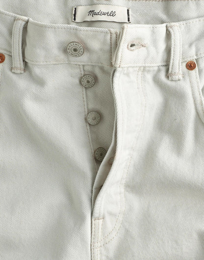 Madewell The 1991 Loose Straight Jean in Garment Dye Aluminum