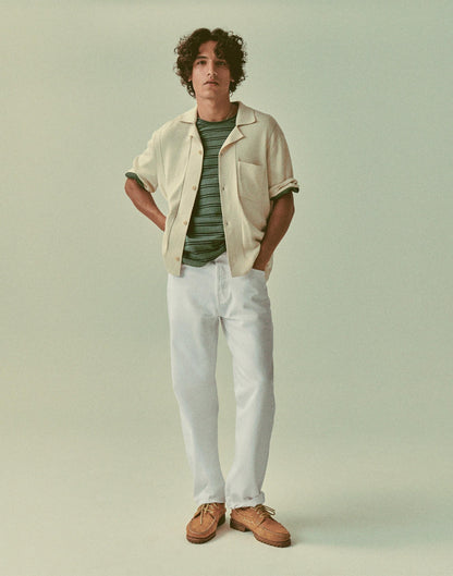 Madewell The 1991 Loose Straight Jean in Garment Dye Soft White