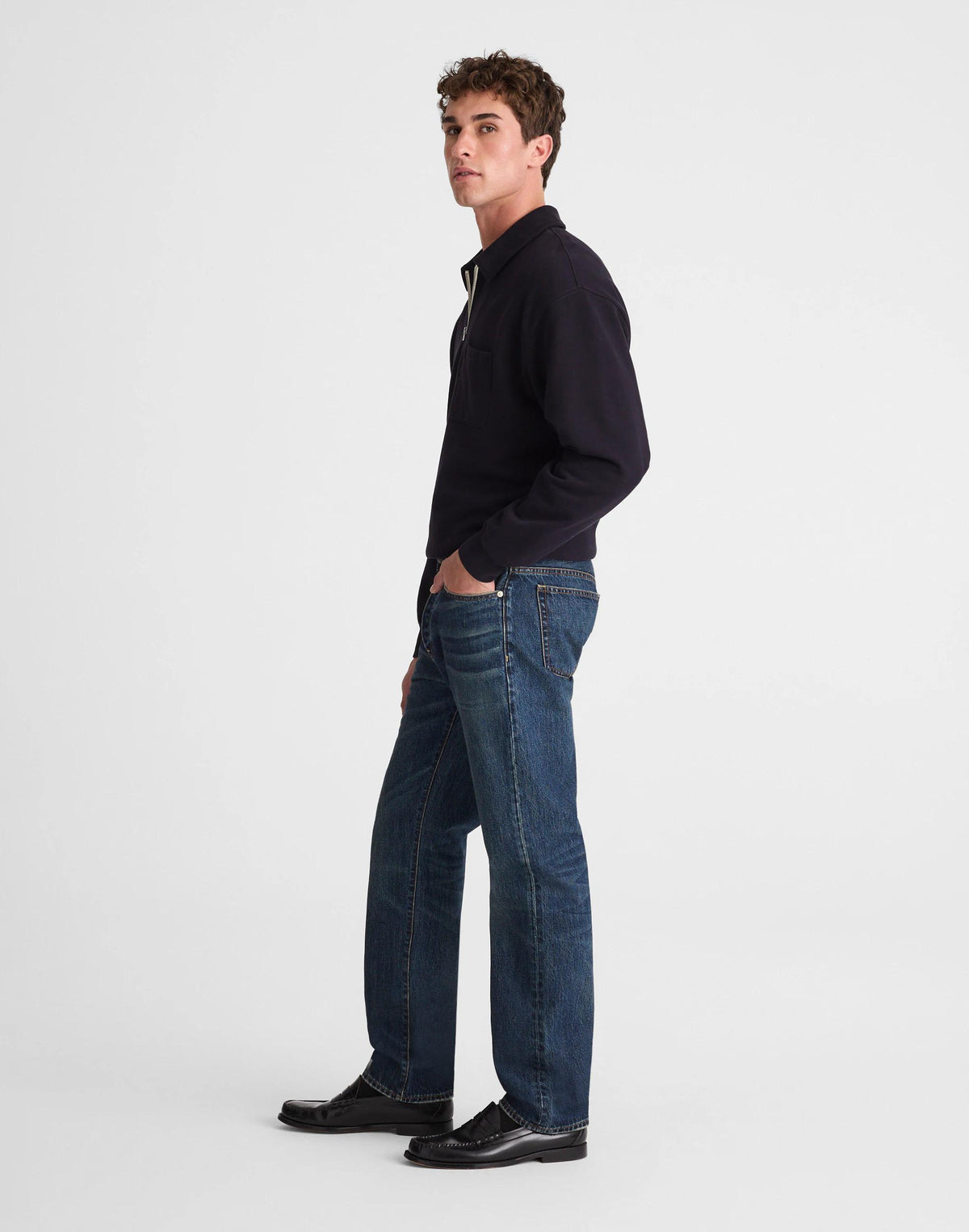 Madewell The 1991 Straight-Leg Jean in Japanese Denim Fairside Wash