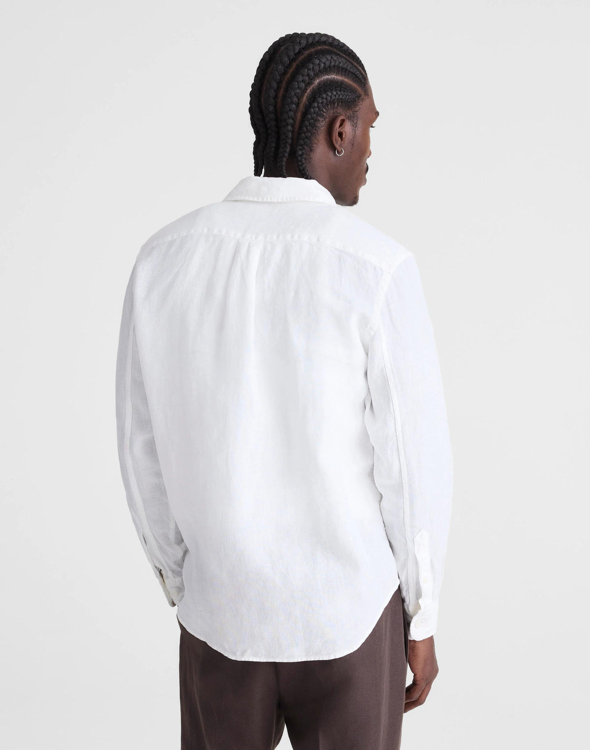 Madewell Button-Up Shirt in Linen White