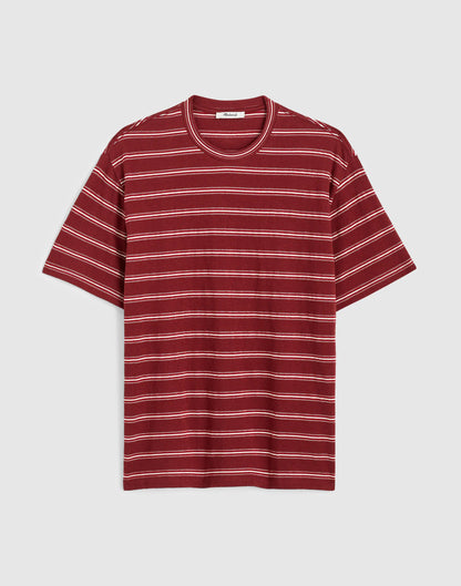 Madewell The Vintage Tee in Jacquard Dusty Merlot