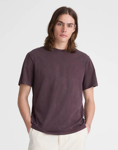 Madewell The Rockaway Tee Rum Raisin