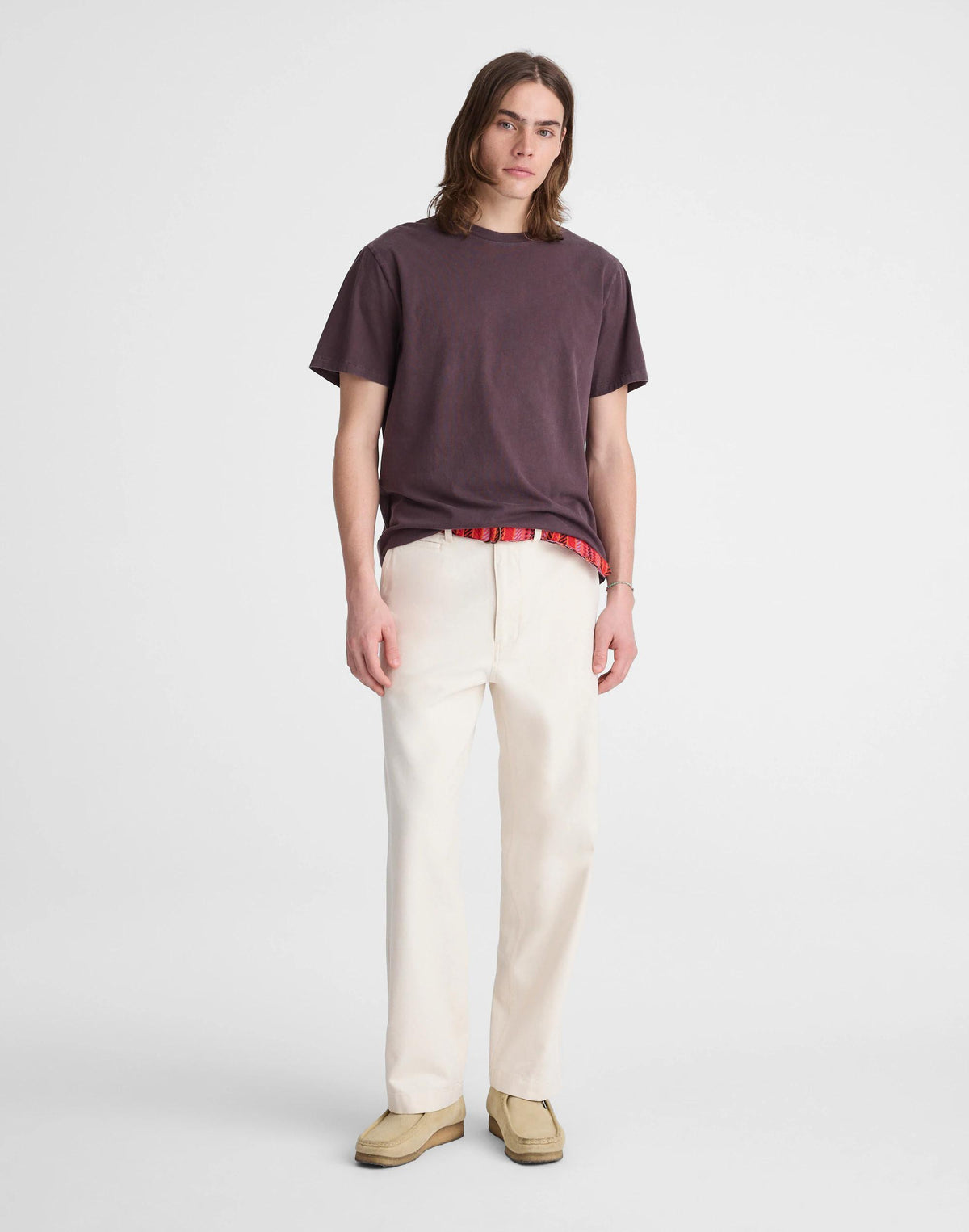 Madewell The Rockaway Tee Rum Raisin