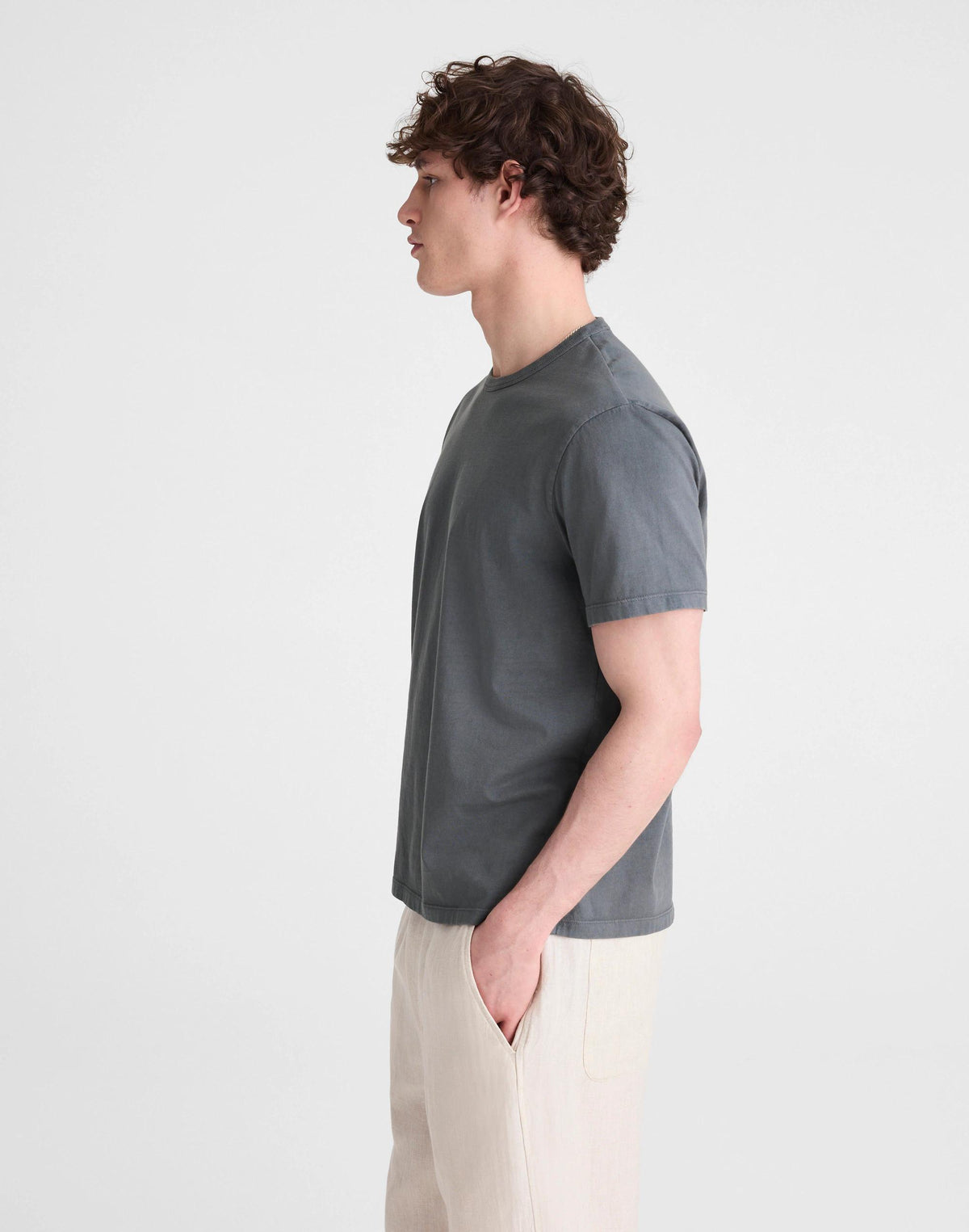 Madewell Garment-Dyed Allday Crewneck Tee Stormy Spruce