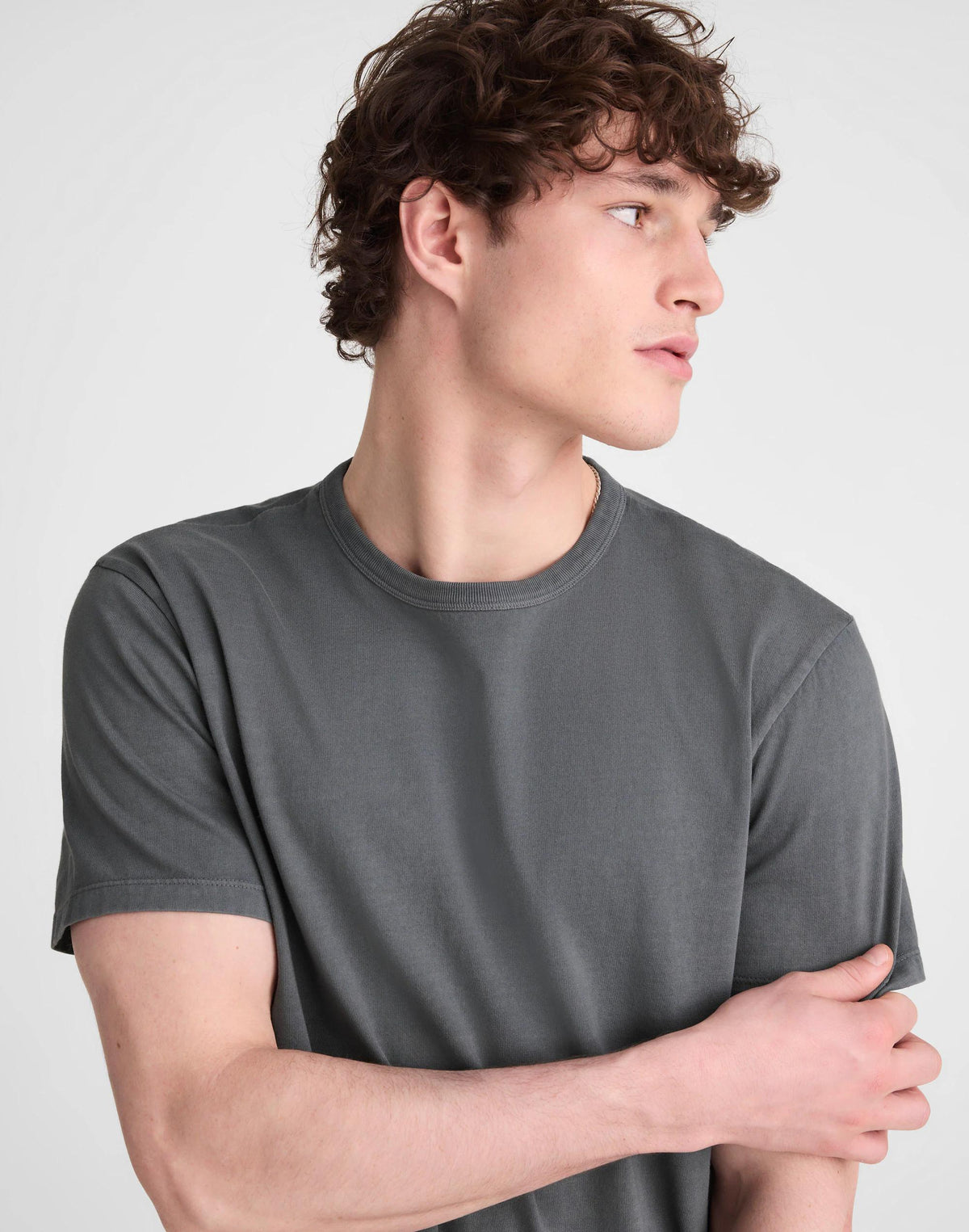 Madewell Garment-Dyed Allday Crewneck Tee Stormy Spruce