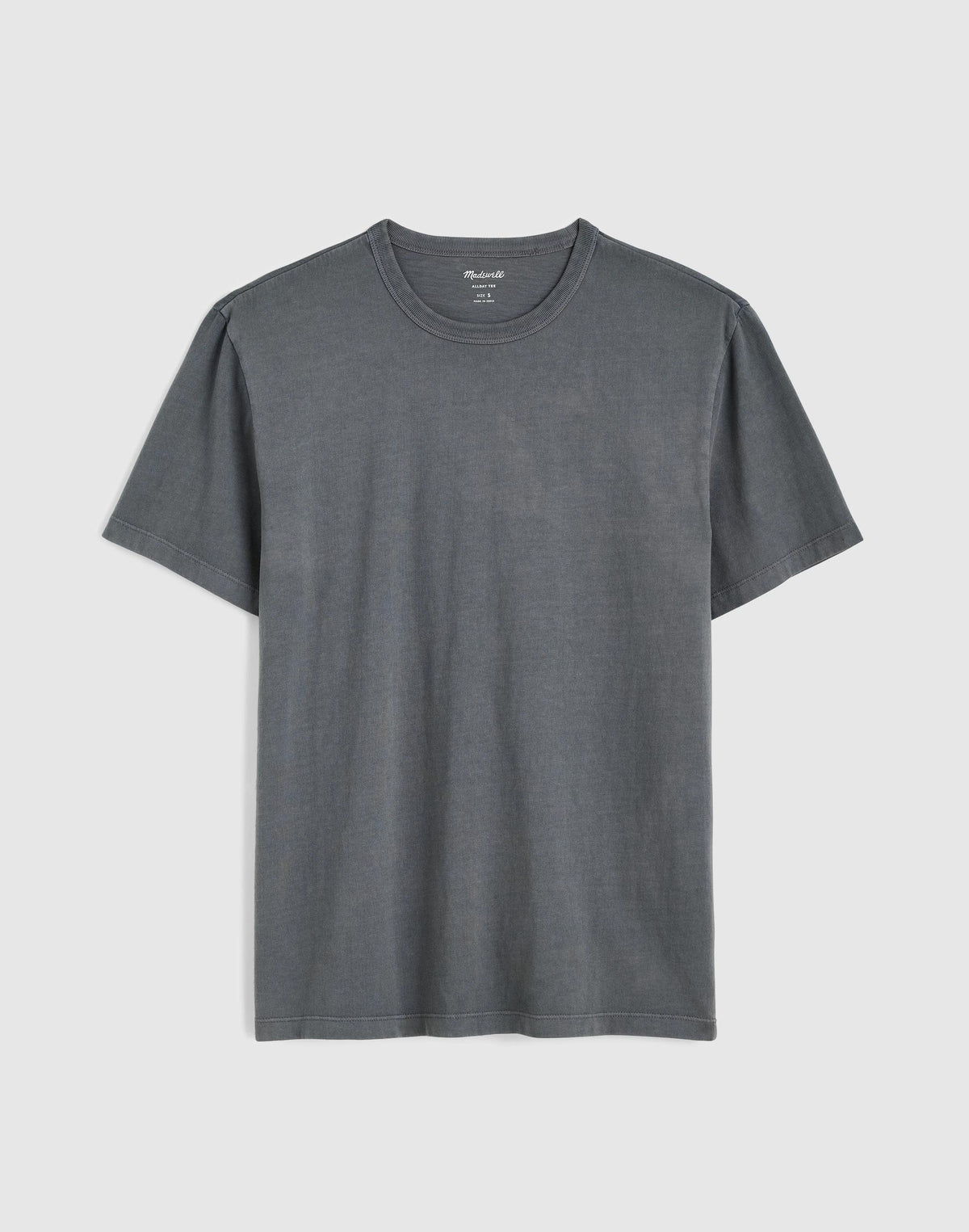 Madewell Garment-Dyed Allday Crewneck Tee Stormy Spruce