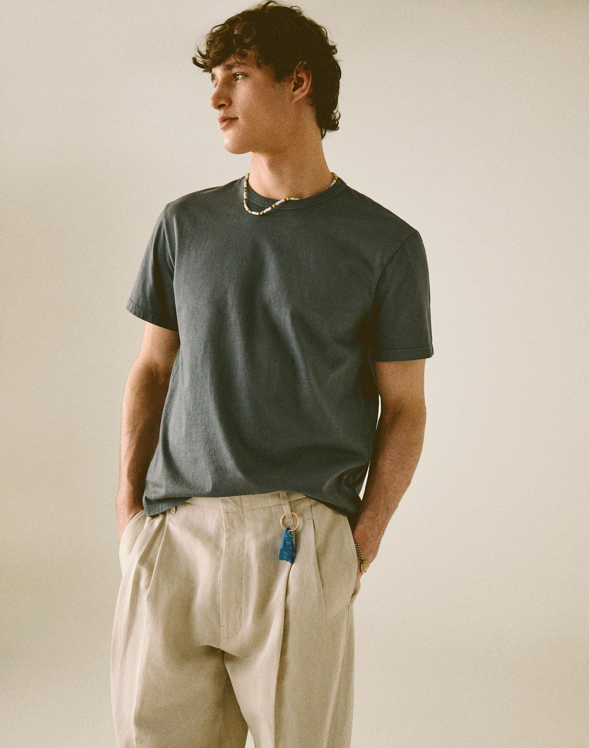 Madewell Garment-Dyed Allday Crewneck Tee Stormy Spruce