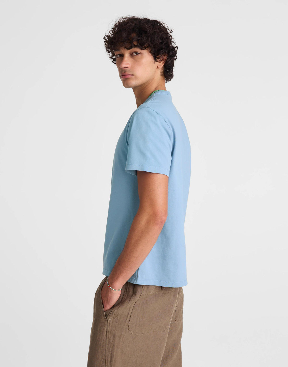 Madewell Garment-Dyed Allday Crewneck Tee Tranquil Blue