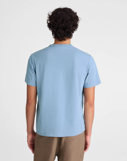 Madewell Garment-Dyed Allday Crewneck Tee Tranquil Blue
